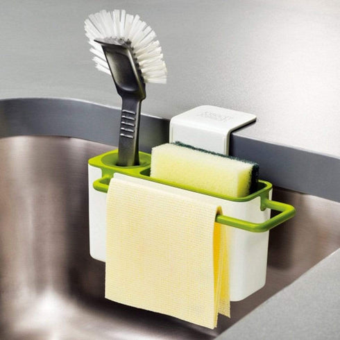 AussieSuperStore Homeware Supplies Green Kitchen Washing Holder Brush Sponge Sink Drain Towel Rack Kitchen Tidy Kitchen Washing Holder Brush Sponge Sink Drain Towel Rack Tidy CBSINKAIDS